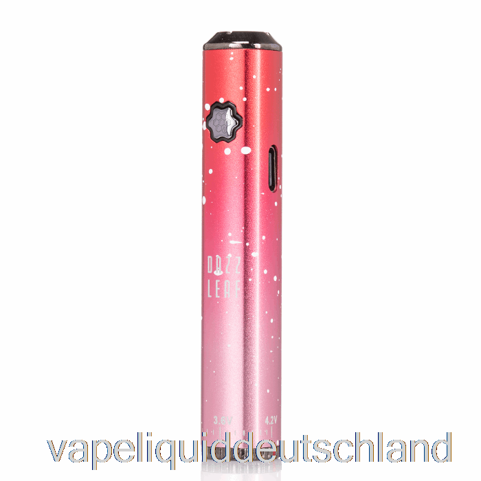 Dazzleaf Squarii Bottom Twist 510 Batterie Red Splatter Vape Deutschland